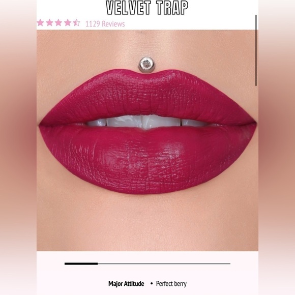 Brand New Jeffree Star Velvet Trap Lipstick in color Major Attitude - Picture 4 of 7